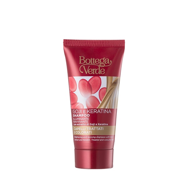 Travel size sampon cu extract de goji si keratina - Goji e Keratina, 40 ML