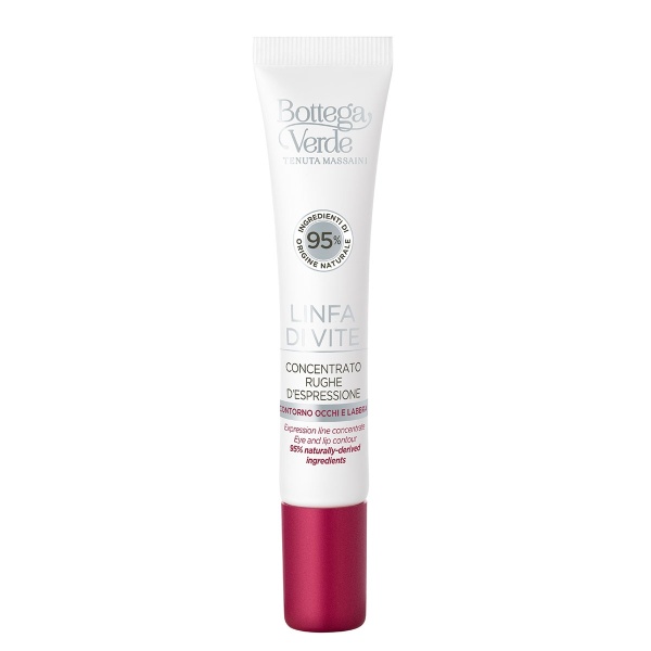 Crema concentrata pentru ochi si buze, pentru toate tipurile de ten, cu extract de seva din vita de vie - Linfa di Vite, 10 ML