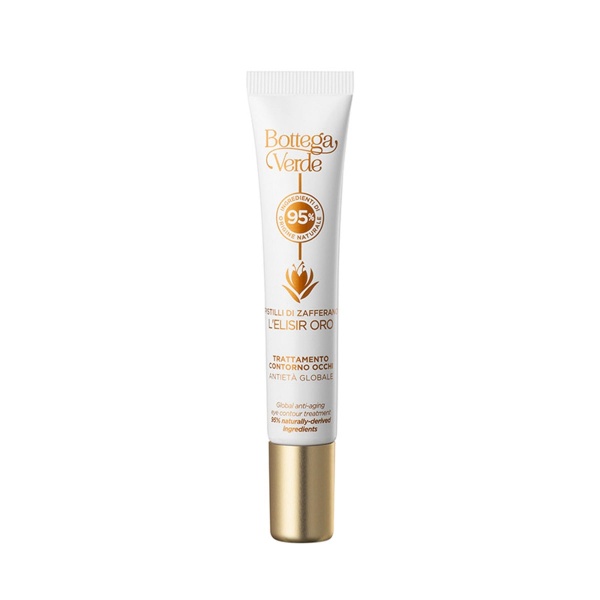 Crema contur ochi antirid si impotriva cearcanelor, cu 95% ingrediente naturale - Pistilli di Zafferano, 10 ML