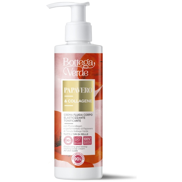 Crema de corp, cu fitocolagen si extract hiperfermentat de mac, Papavero & Collagene, 200 ML