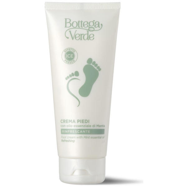 Crema revigoranta pentru picioare, cu ulei esential de Menta - Speciale Piedi, 100 ML