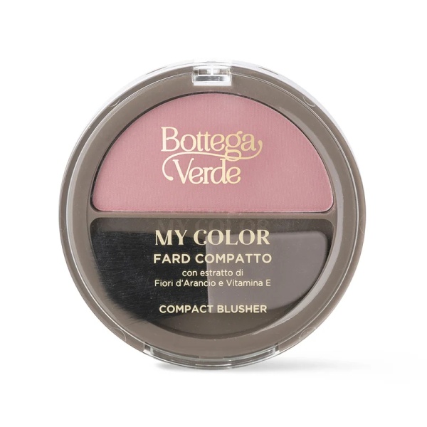 Fard de obraji, hidratant, cu extract de flori de portocal si vitamina E, roz natural - My color, 4 G
