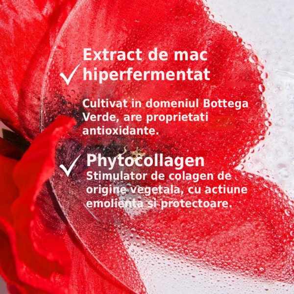 Gel de dus parfumat cu fitocolagen si extract hiperfermentat de mac, Papavero&Collagene, 200 ML - Img 5