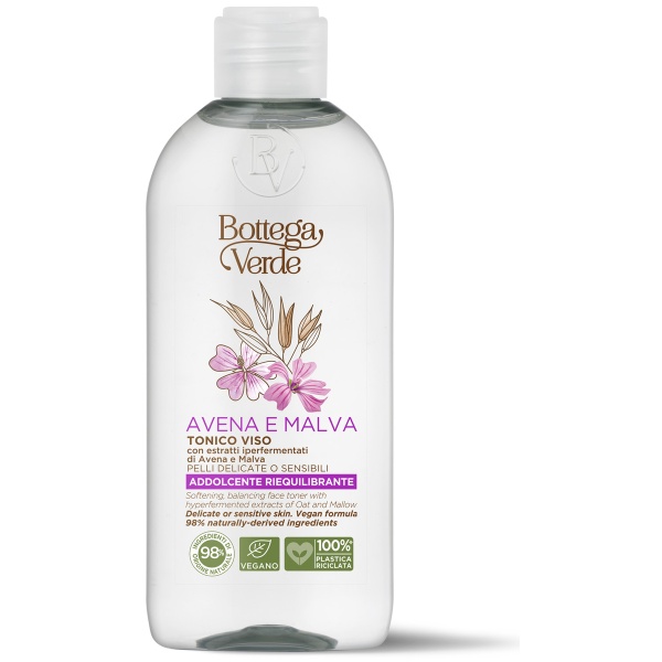 Lotiune tonica, calmanta, cu extracte hiperfermentate de ovaz si nalba - Avena e Malva, 200 ML