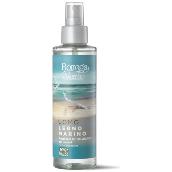 Parfum deodorant, hidratant, cu aroma lemnoasa - Legno Marino, 150 ML