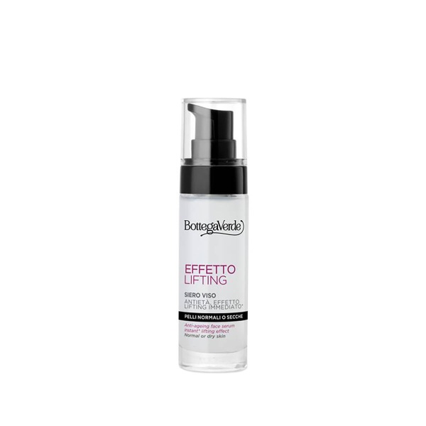 Ser pentru fata cu efect anti-imbatranire si lifting, cu acid hialuronic si extract de flori de lotus - Effetto Lifting, 30 ML