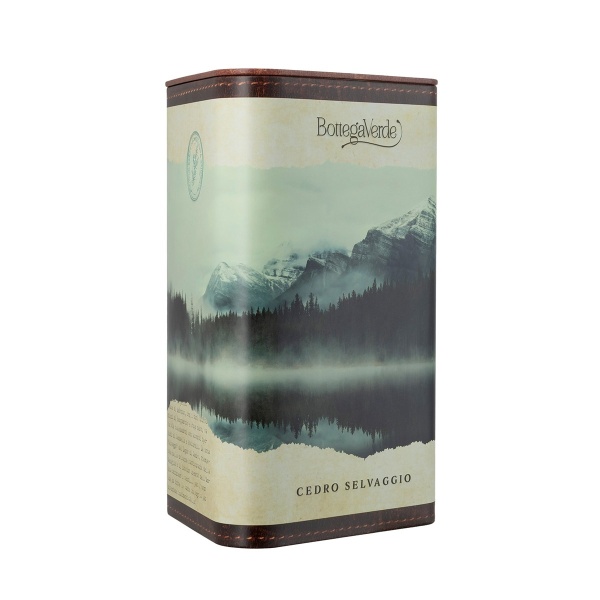 Set cadou barbati, ingrijire corp si barba, cu extract de lemn de cedru, in cutie metalica - Cedro Selvaggio, 200 ML, 75 ML - Img 2