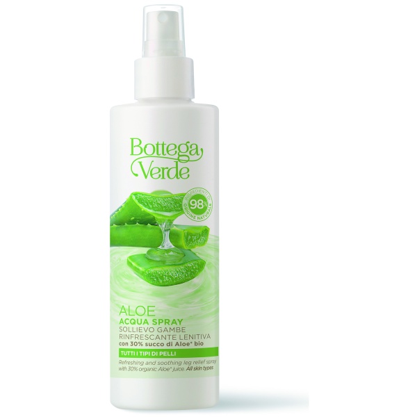 Spray revigorant pentru picioare cu 30% suc de aloe vera bio - Aloe, 200 ML