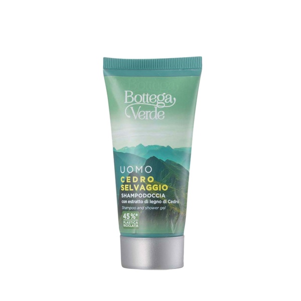 Travel size sampon si gel de dus cu extract de busuioc - Cedro Selvaggio, 50 ML