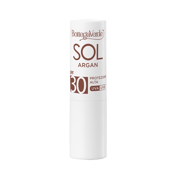 Balsam de buze, rezistent la apa, cu ulei de Argan si Vitamina E, SPF 30 - Sol Argan, 5.5 ML
