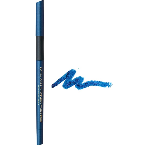 Creion de ochi waterproof, retractabil, cu vitamina C si E, albastru electric