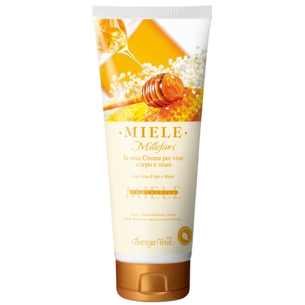 Crema de fata, corp si maini cu ceara de albine si miere - Miele, 200 ML - Img 2