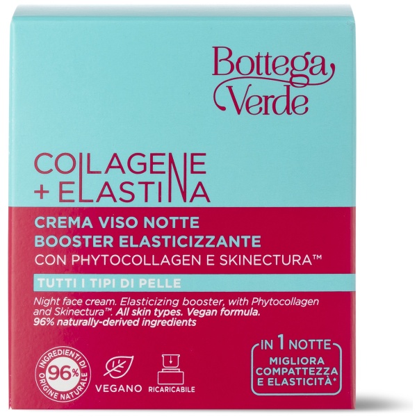 Crema de noapte antirid, elasticizanta cu colagen si elatina - Collagene + Elastina, 50 ML - Img 2