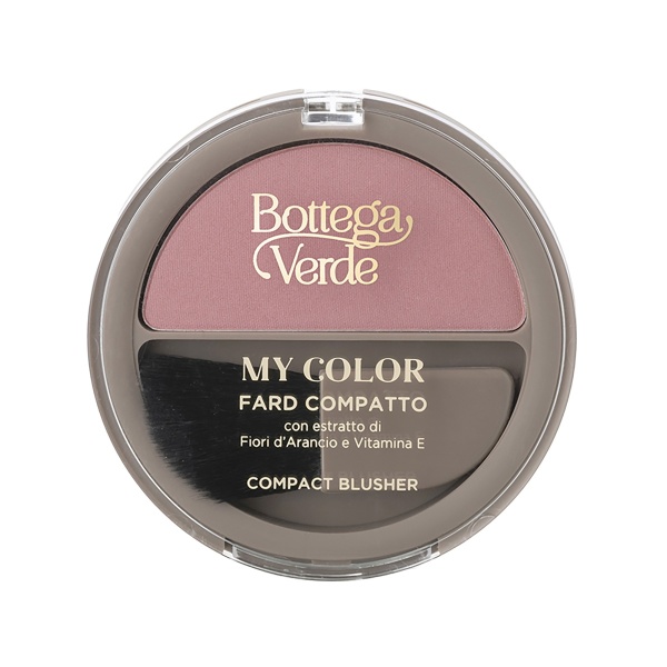 Fard de obraji, hidratant, cu extract de flori de portocal si vitamina E, roz mov - My color