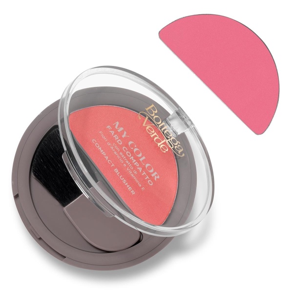 Fard de obraji, hidratant, cu extract de flori de portocal si vitamina E, roz pudrat - My color, 4.8 G
