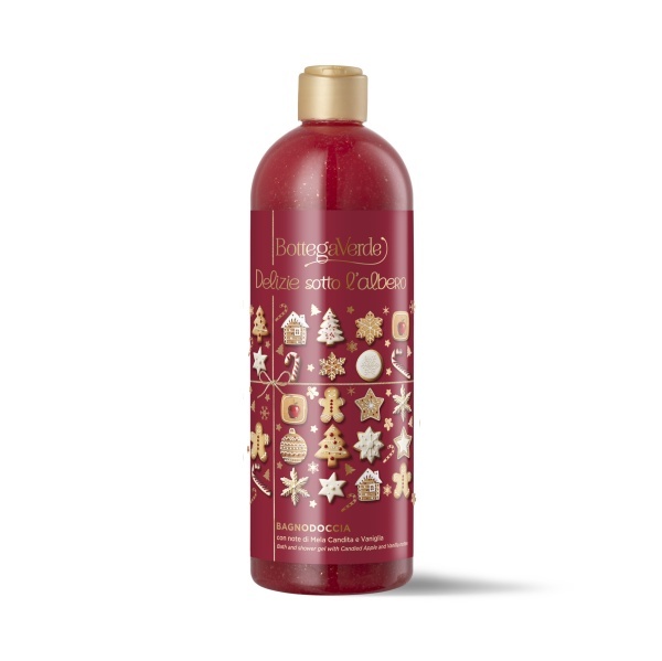 Gel de dus maxi, relaxant cu extract de mar caramelizat si vanilie, Delizie sotto l’albero, 750 ML