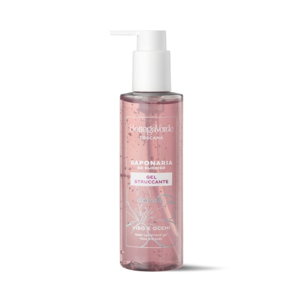 Gel Demachiant pentru fata si ochi cu ulei esential de Helichrysum - Saponaria, 200 ML