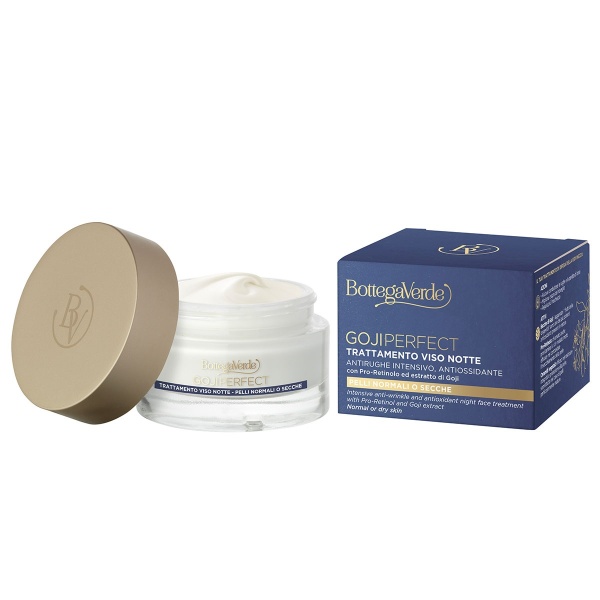 Tratament antirid intensiv, de noapte, pentru tenul matur, cu Pro-Retinol si extract de goji - Goji Perfect, 50 ML