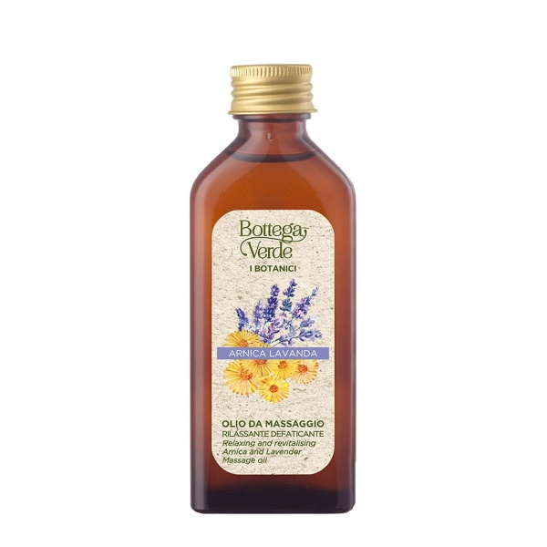 Ulei de masaj relaxant cu ulei esențial de lavandă – I Botanici, 100 ML