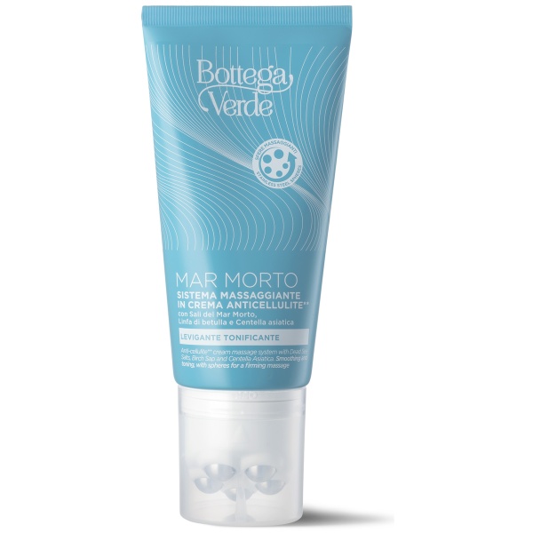 Crema anticelulitica pentru masaj cu aplicator special cu saruri din Marea Moarta - Mar Morto, 150 ML