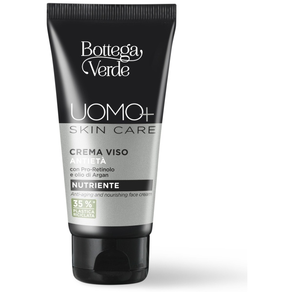Crema Antirid Regeneranta pentru Barbati cu Pro-Retinol si ulei de argan - Uomo+, 50 ML
