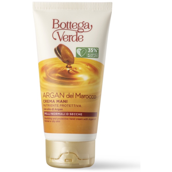 Crema de maini pentru piele uscata, cu ulei de argan - Argan del Marocco, 75 ML