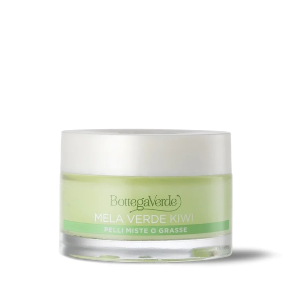Crema-gel hidratanta, pentru ten gras si mixt, cu mar verde si kiwi - Estratti di Bellezza, 50 ML