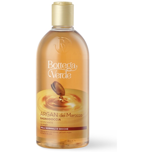 Gel de dus hranitor cu ulei de Argan, Argan del Marocco, 400 ML