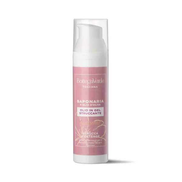 Gel-ulei demachiant cu Sapunarita si Ulei de Masline - Saponaria, 75 ML