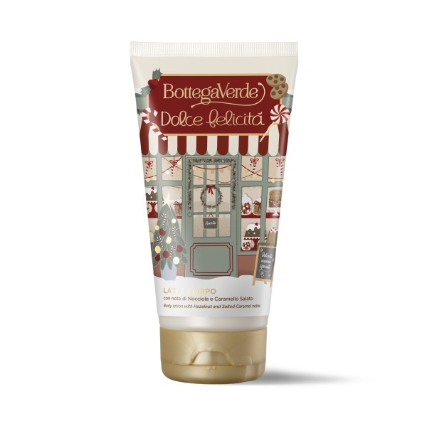 Lapte de corp cu nuci si caramel sarat, Dolce Felicità, 150 ML