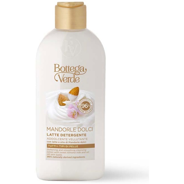 Lapte demachiant, delicat si parfumat cu lapte si ulei de migdale dulci - Mandorle, 200 ML
