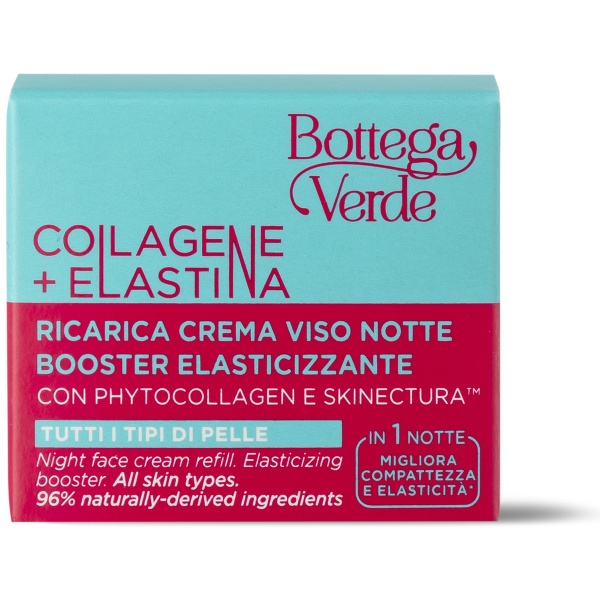 Rezerva crema de noapte antirid, elasticizanta cu colagen si elatina, rezerva - Collagene + Elastina, 50 ML - Img 2