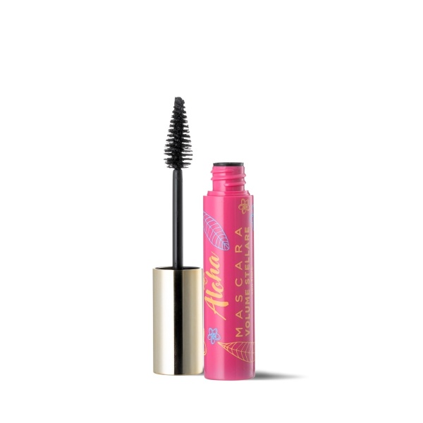 Rimel cu efect de volum, cu ulei de monoi, negru - Aloha, 14 ML
