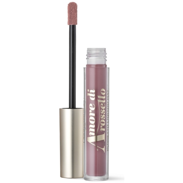 Ruj lichid mat cu efect de volum, cu extract de rodie, roz delicat - Amore di rossetto, 2.5 ML - Img 2