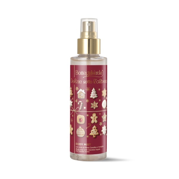 Spray parfumat pentru corp cu mar caramelizat si vanilie, Delizie sotto l’albero, 150 ML