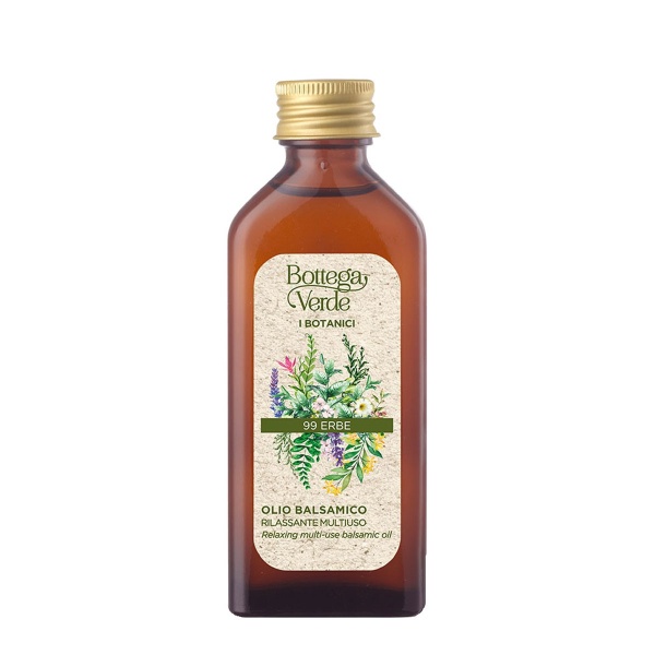 Ulei balsamic pentru corp, cu 99 ierburi naturale - I Botanici Di Bv, 100 ML