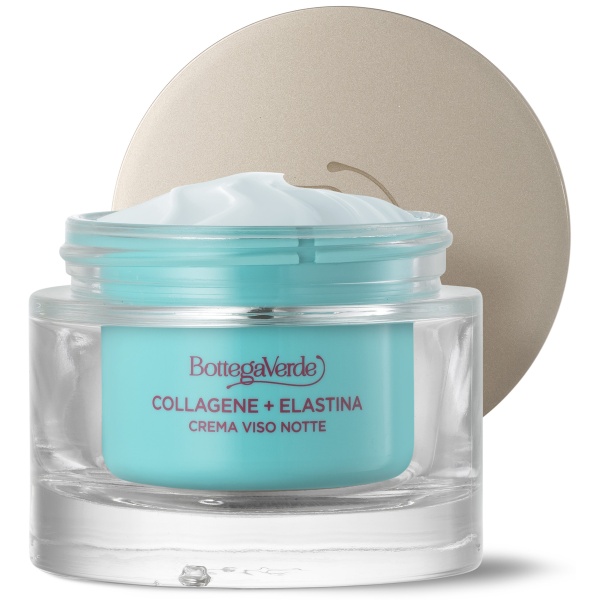 Crema de noapte antirid, elasticizanta cu colagen si elatina - Collagene + Elastina, 50 ML