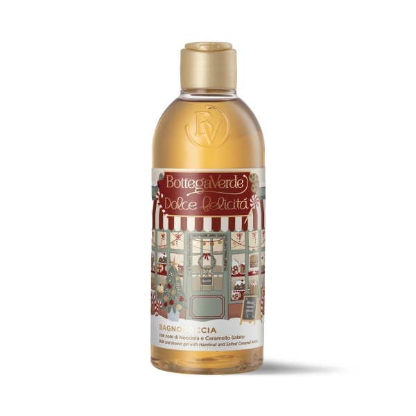 Gel de dus relaxant cu extract de nuci si caramel sarat, Dolce Felicità, 250 ML
