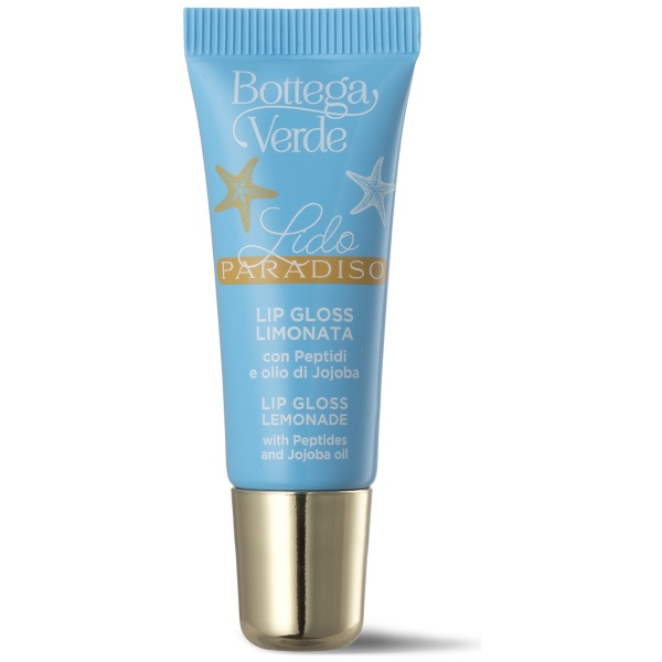 Luciu de buze cu Peptide si ulei de jojoba - Limonada, limonada