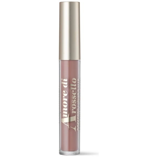 Ruj lichid mat cu efect de volum, cu extract de rodie, roz ciocolatiu - Amore di rossetto, 2.5 ML