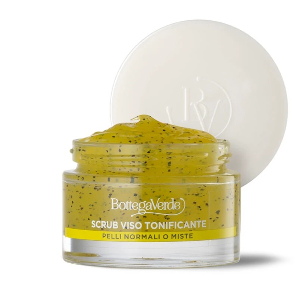Scrub facial revitalizant cu extracte naturale de lamaie si ghimbir - Zuccheri di Bellezza, 50 ML