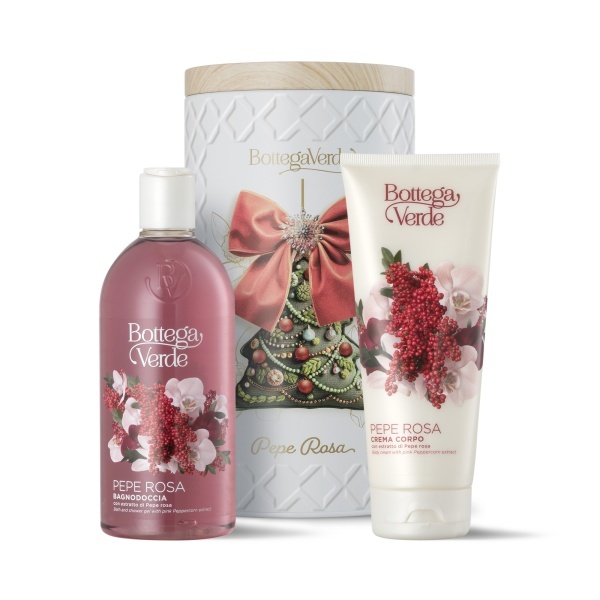 Set cadou ingrijire completa corp, cu extract de piper roz, Pepe Rosa, 400 ML, 200 ML