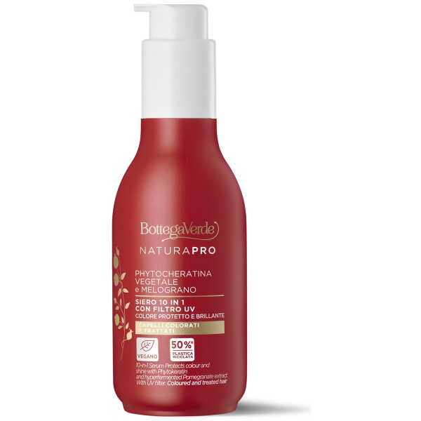 Tratament nutritiv pentru par vopsit cu extract hiperfermentat de rodie - Natura Pro, 125 ML