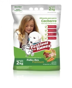 Festival de Kanes alimento para perro Cachorro / Paquete de 5 bolsas de 2 kg