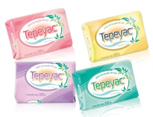 Tepeyac jabón de tocador de lujo surtido / Caja con 60 piezas de 100g