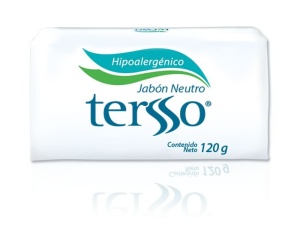 Tersso jabón neutro / Caja con 12 piezas de 120g