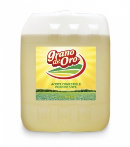 Grano de Oro aceite vegetal comestible puro de Soya / Bidón de 20 litros