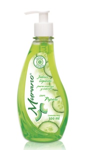 Murano jabón líquido con pepino / Caja con 10 botellas de 300ml
