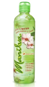 Manilva jabón líquido / Caja con 12 botellas de 500ml