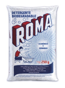 Roma detergente en polvo / Caja con 40 bolsas de 250g